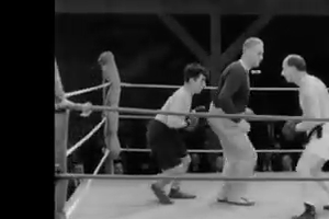 Charlie Chaplin fighting in Ring - Funny Video