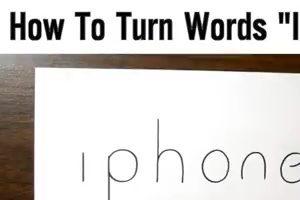 How to Turn Words iphone into a Cartoon