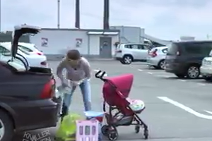 Woman puts her baby in the boot of car by mistake